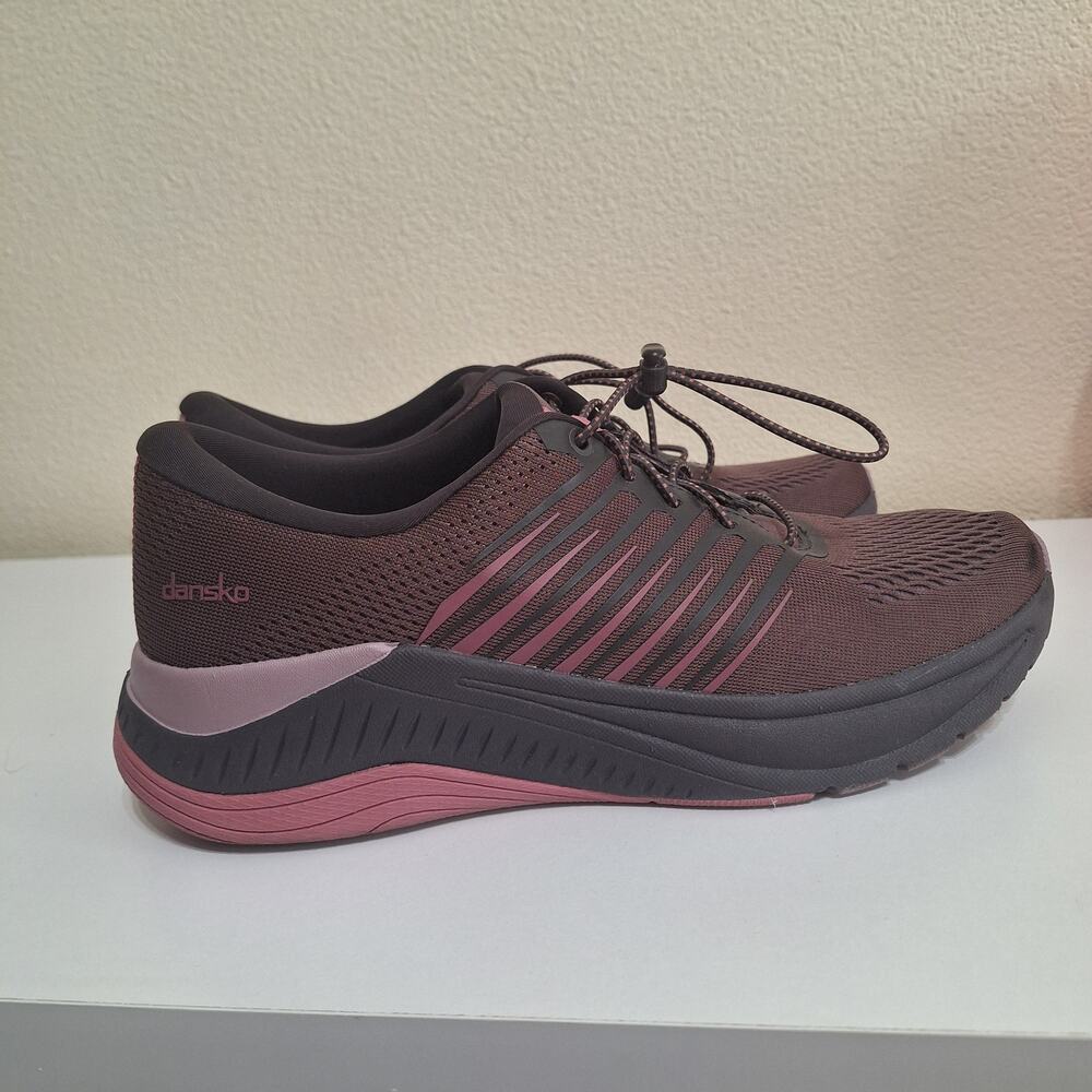 Dansko Penni Mesh Sneaker Supportive Slip On Womens 41 Raisin Purple